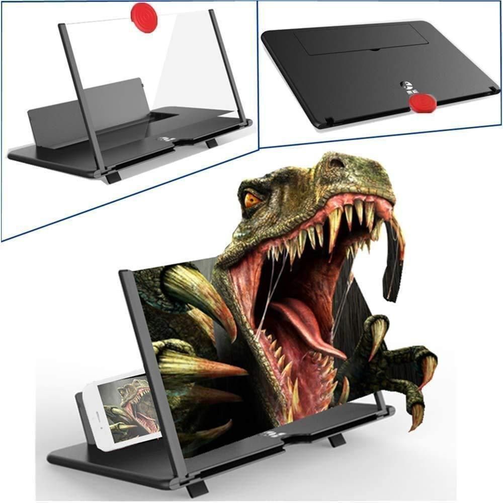 Foldable 3D Screen Magnifier for Smartphones