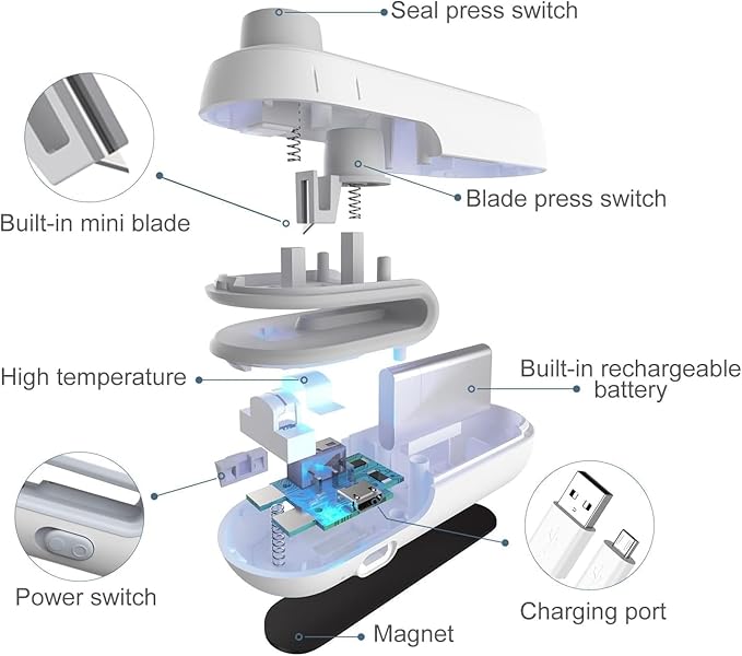 Portable Mini Heat Bag Sealer & Cutter